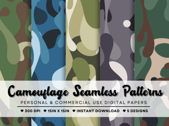 5 Camouflage Seamless Patterns: A Comprehensive Evaluation