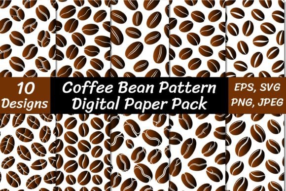 Coffee Bean Patterns for Creative Projects