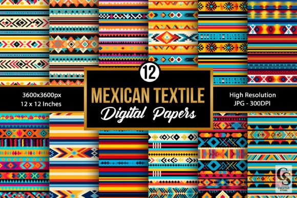 Mexican Textile Seamless Patterns: A Strategic Asset for Creative Projects