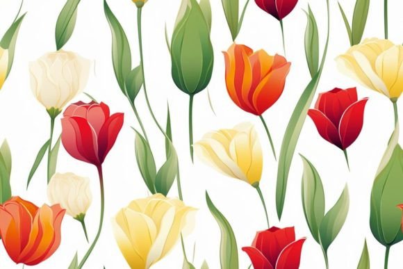 Plant Patterns Tulip Pattern: A Versatile Design Solution for Creative Projects