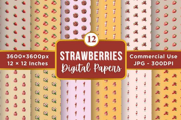 Strawberries Digital Paper Patterns: A Practical Guide to Selection and Application