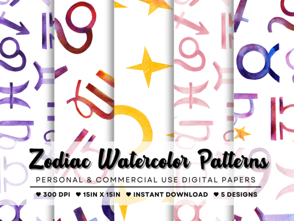 The Art of Celestial Flow: Integrating Zodiac Watercolor Patterns into Modern Creative Workflows