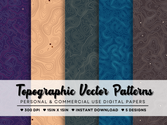 Topographic Vector Patterns for Design