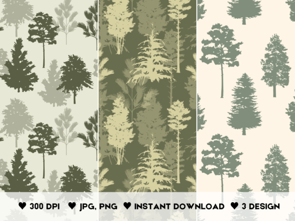 Trees Forest Patterns for Nature-Inspired Design