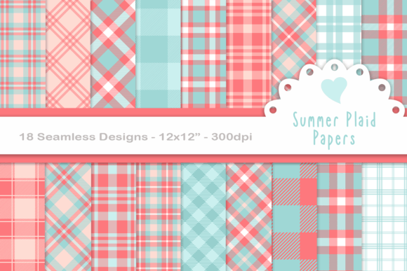 Unlocking Creativity with Coral Aqua Plaid Seamless Patterns: The Ultimate Guide for Digital Crafters