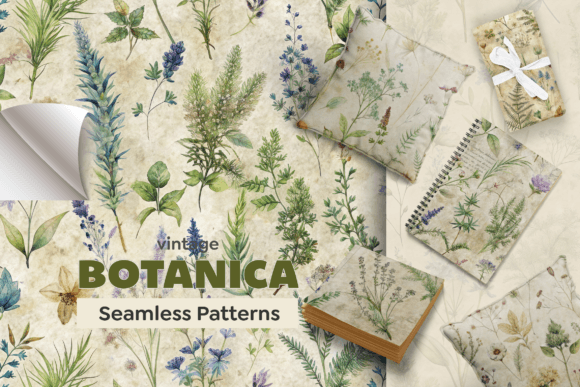 Vintage Botanica Seamless Patterns: A Comprehensive Guide to Selecting the Right Digital Textures